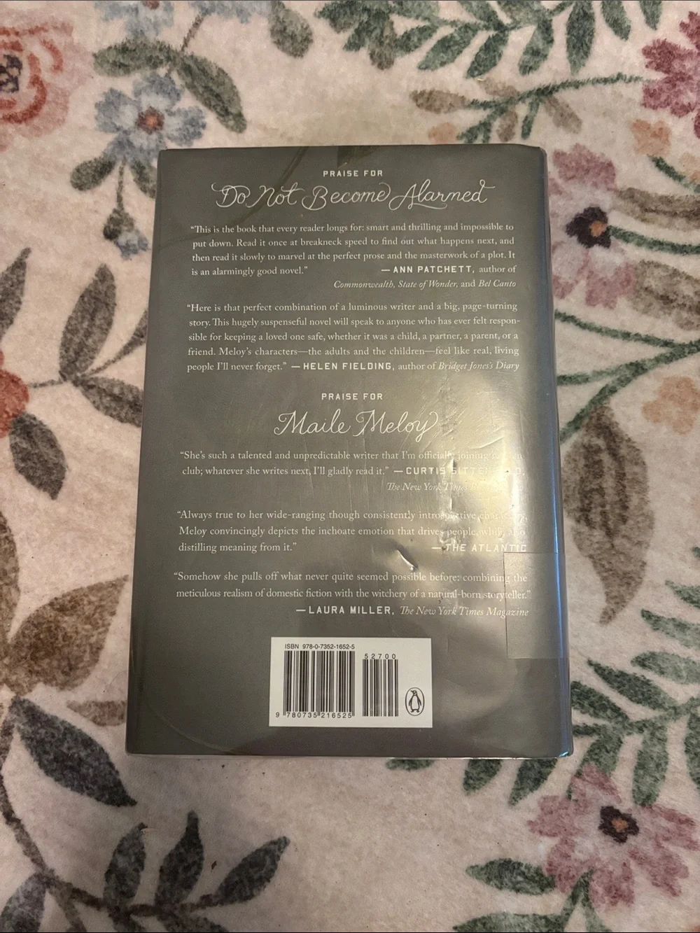 Maile Meloy 'Do Not Become Alarmed' Hardcover Book